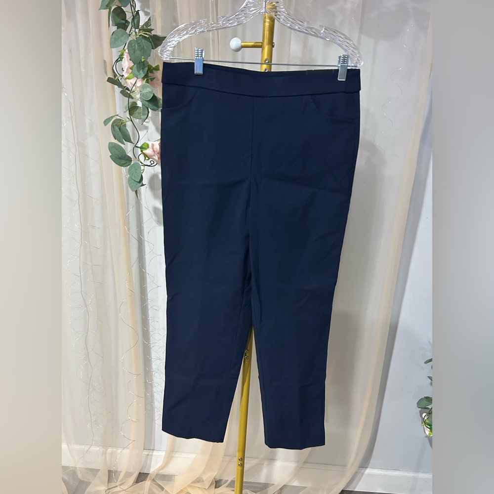 Alfred Dunner Navy modern fit Pants